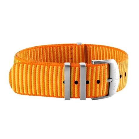 orange breitling strap|Breitling nato strap.